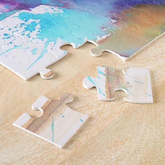 Regenboogverf Legpuzzel (Zijkant)