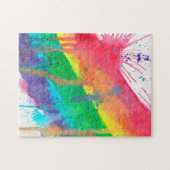 Regenboogverf Legpuzzel (Horizontaal)