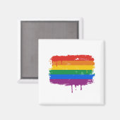 Regenboogverf Magneet (Voorkant / Achterkant)