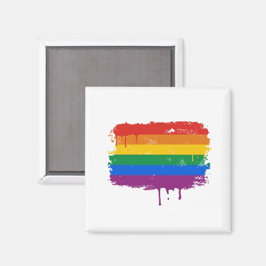 Regenboogverf Magneet (Voorkant / Achterkant)