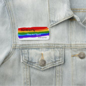 Regenboogverf Naamplaatje (In situ)