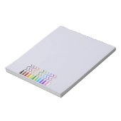 regenboogverf notitieblok (Linkerzijde)