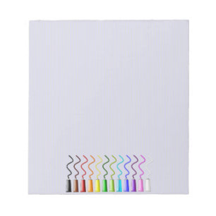 regenboogverf notitieblok