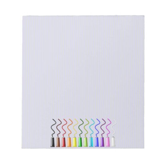 regenboogverf notitieblok (Voorkant)