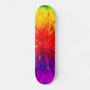 Regenboogverf Persoonlijk Skateboard