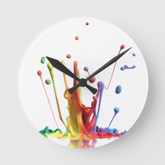 Regenboogverf Ronde Klok (Voorkant)
