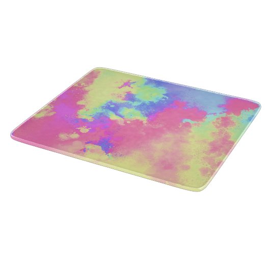 Regenboogverf Snijplank (Hoek)