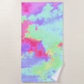 Regenboogverf Strandlaken (Voorkant)