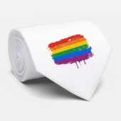 Regenboogverf Stropdas (Opgerold)