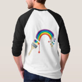 Regenboogverf T-shirt (Achterkant)