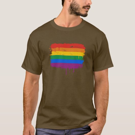 Regenboogverf T-shirt (Voorkant)