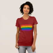 Regenboogverf T-shirt (Voorkant volledig)
