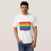 Regenboogverf T-shirt (Voorkant volledig)