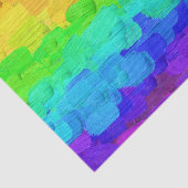 Regenboogverf Tissuepapier (Detail)