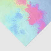 Regenboogverf Tissuepapier (Detail)