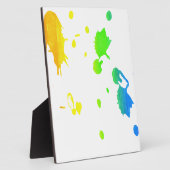 Regenboogverfsplaat Fotoplaat (Zijkant)
