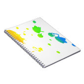 Regenboogverfsplaat Notitieboek (Rechterzijde)