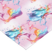 regenboogverfsplash tafelkleed (Gekanteld)