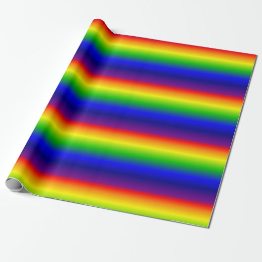 Regenboogverlooppapier Cadeaupapier (Uitgerold)