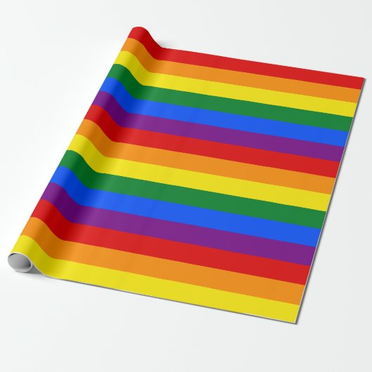 Regenboogverlooppapier Cadeaupapier (Uitgerold)