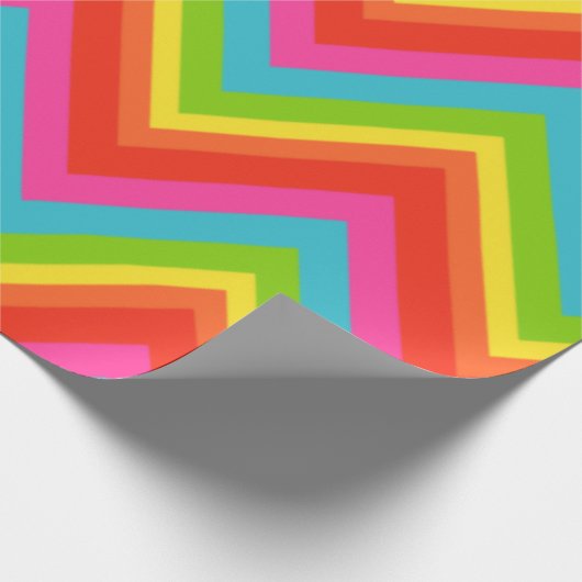 Regenboogverlooppapier Cadeaupapier (Hoek)