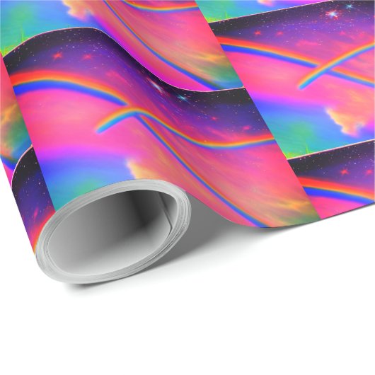 Regenboogverlooppapier Cadeaupapier (Rol Hoek)