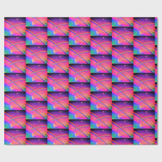 Regenboogverlooppapier Cadeaupapier (Vlak)