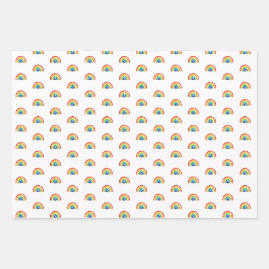 Regenboogverlooppapier Inpakpapier Vel (Voorkant 2)