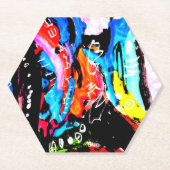 Regenboogvermengd Kartonnen Onderzetters (Voorkant)