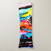 Regenboogvermengd Lichaamskussen (Voorkant Verticaal)