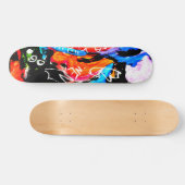 Regenboogvermengd Persoonlijk Skateboard (Horizontaal)