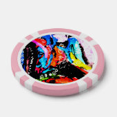 Regenboogvermengd Poker Chips (Enkel)