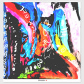 Regenboogvermengd Sticker (Vel)