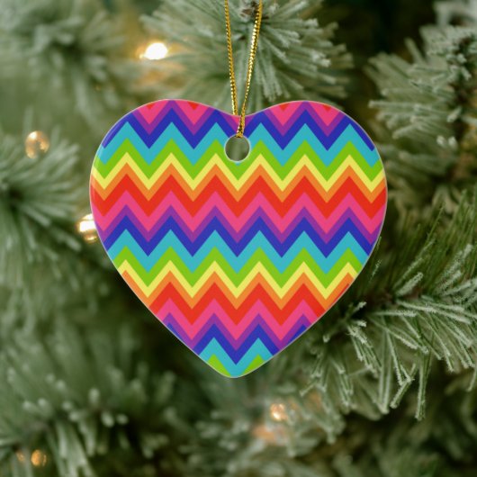 Regenboogversiering Keramisch Ornament (Boom)