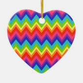 Regenboogversiering Keramisch Ornament (Voorkant)