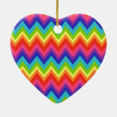 Regenboogversiering Keramisch Ornament (Achterkant)