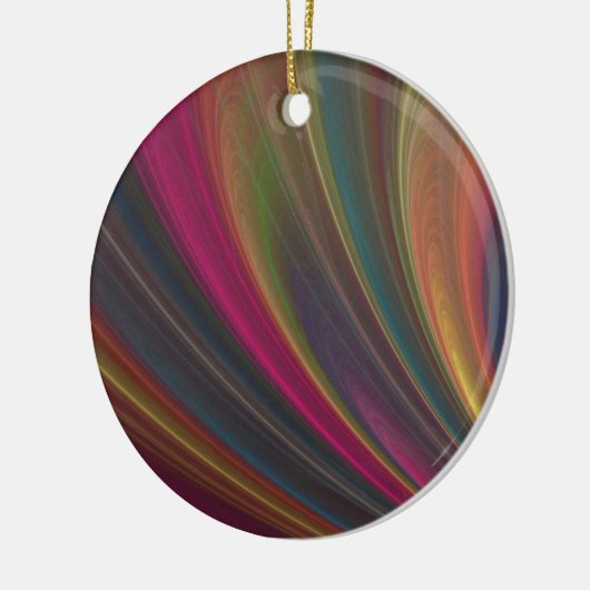 Regenboogversiering Keramisch Ornament (Links)