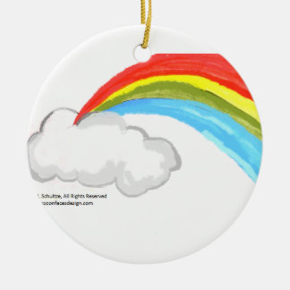 Regenboogversiering Keramisch Ornament