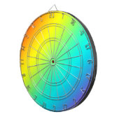 regenboogvervaring dartbord (Voorkant Rechts)