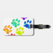 Regenboogverven Bagagelabel (Achterkant horizontaal)