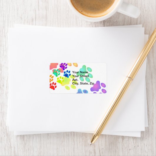 Regenboogverven Etiket (Insitu)