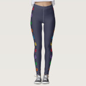Regenboogverven Leggings (Voorkant)