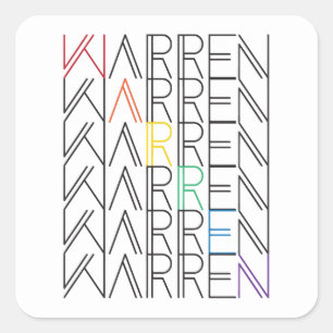 regenboogvestille sms vierkante sticker