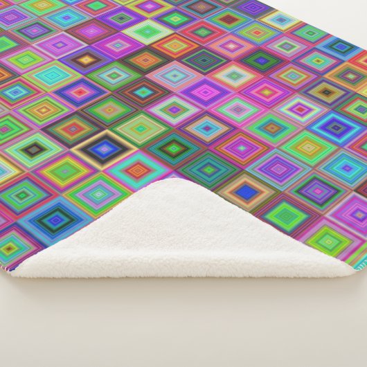 regenboogvierdeken sherpa deken (3/4)