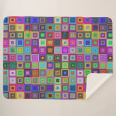 regenboogvierdeken sherpa deken (Voorkant (horizontaal))