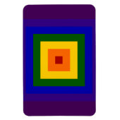 Regenboogvierkant Magneet (Verticaal)