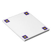 Regenboogvierkant Notitieblok (Schuin)