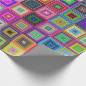 regenboogvierkanten voor het verpakken van papier (Hoek)