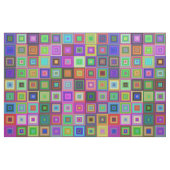 regenboogvierkantjes-weefsel stof (Yard (91,4 cm))