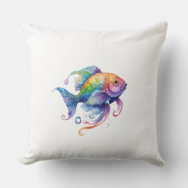 Regenboogvis 1 Groot Kussen